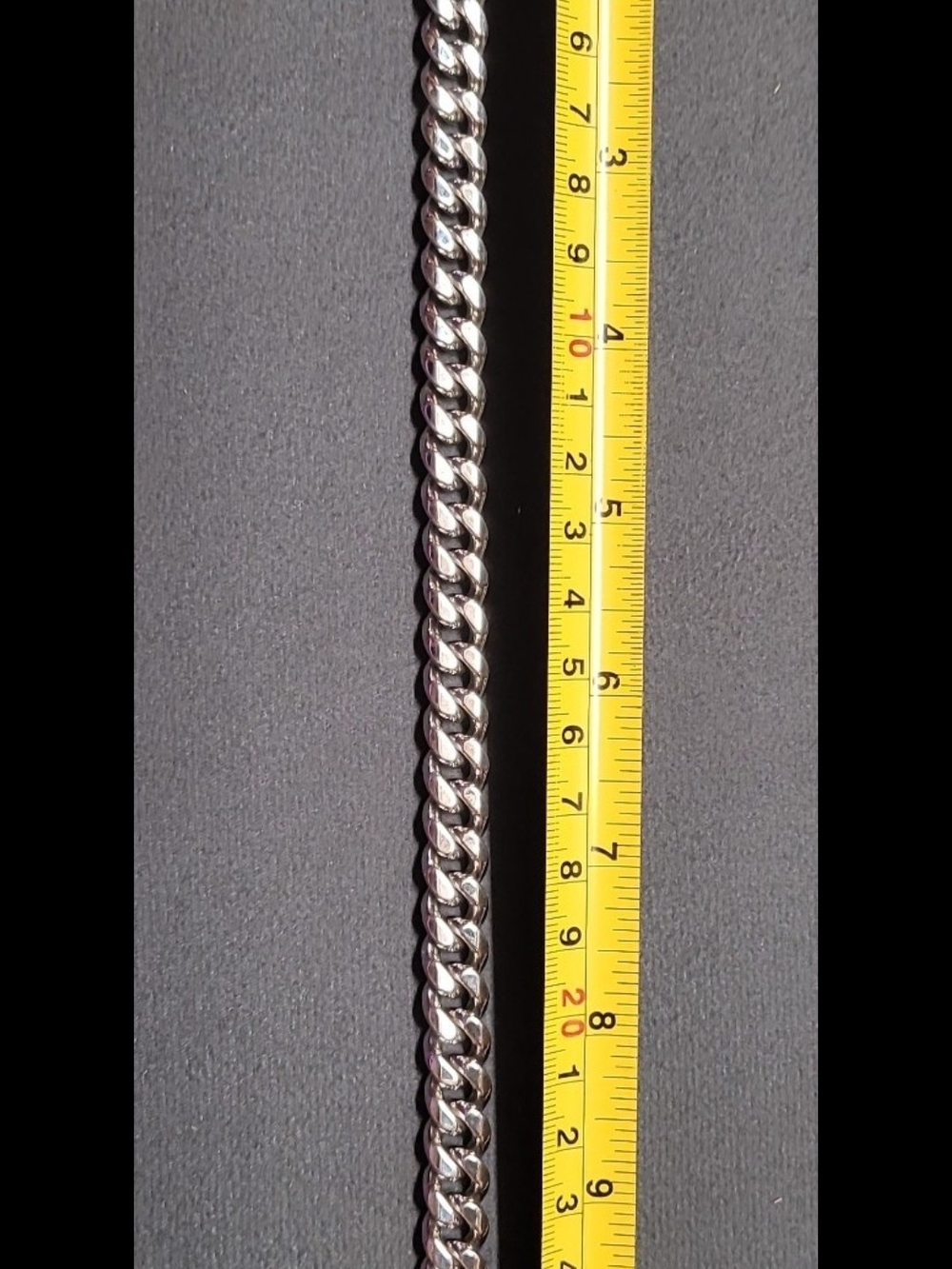Sterling Silver Cuban Link Bracelet - Silver - Picture 5 of 6
